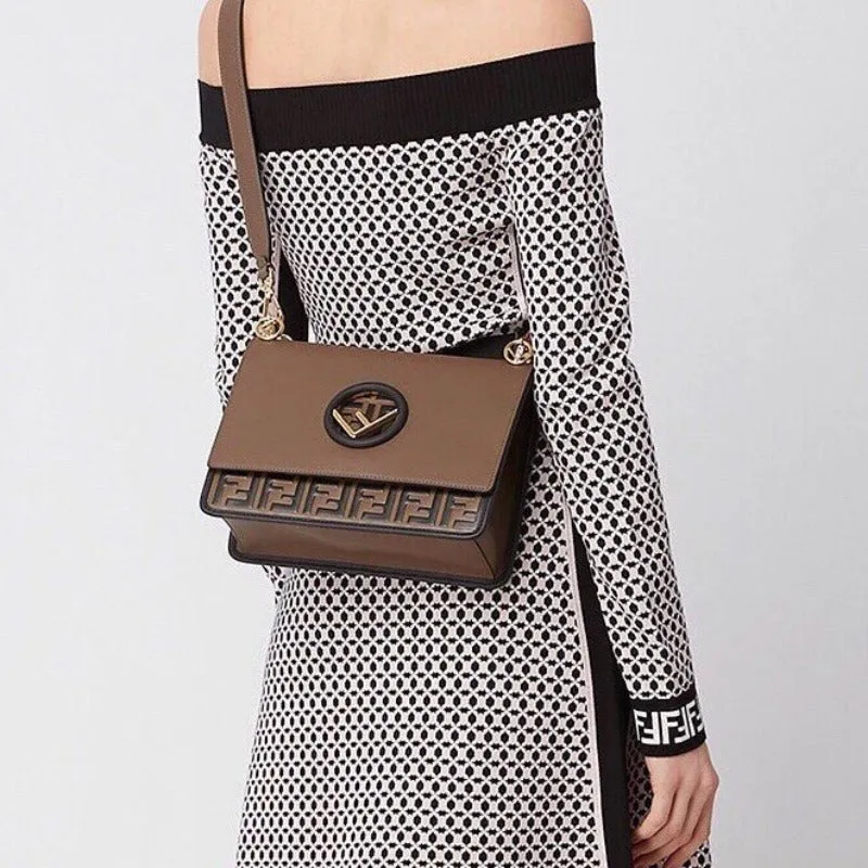 - ESMEE Seasonal clearance Bag Dark Shoulder Kan Top-choice Brown
