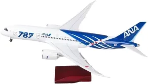 1:130 Scale for B787 Diecast Resin Plane Model with Light and Wheels Home Decor(No Light)