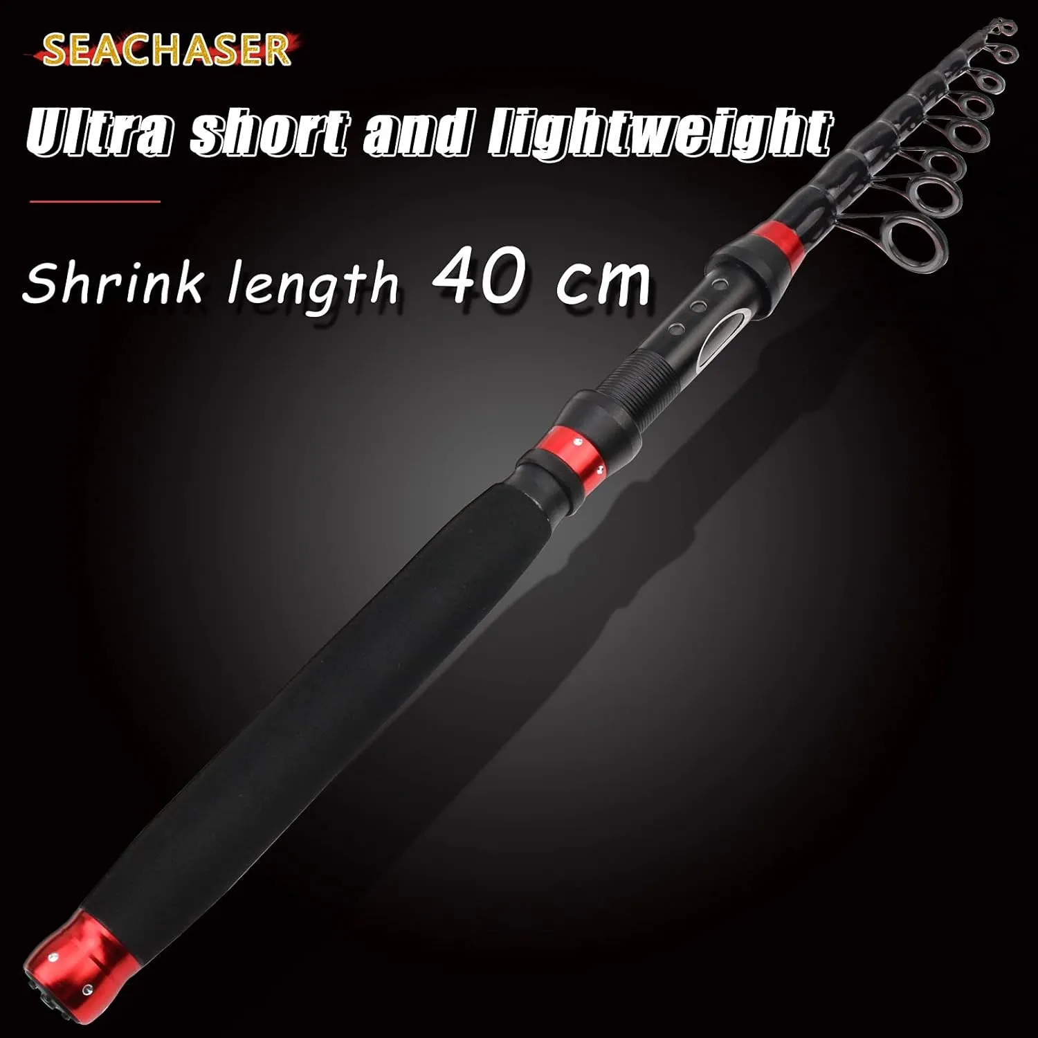 1.8m2.1m2.4m2.7m3.0m Multifunctional Portable Bait Fishing Rod Telescopic Fly Rod Fishing Tackle Pocket Travel Fishing Pescado Trout Rod ZYHYD