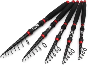 1.8m2.1m2.4m2.7m3.0m Multifunctional Portable Bait Fishing Rod Telescopic Fly Rod Fishing Tackle Pocket Travel Fishing Pescado Trout Rod ZYHYD