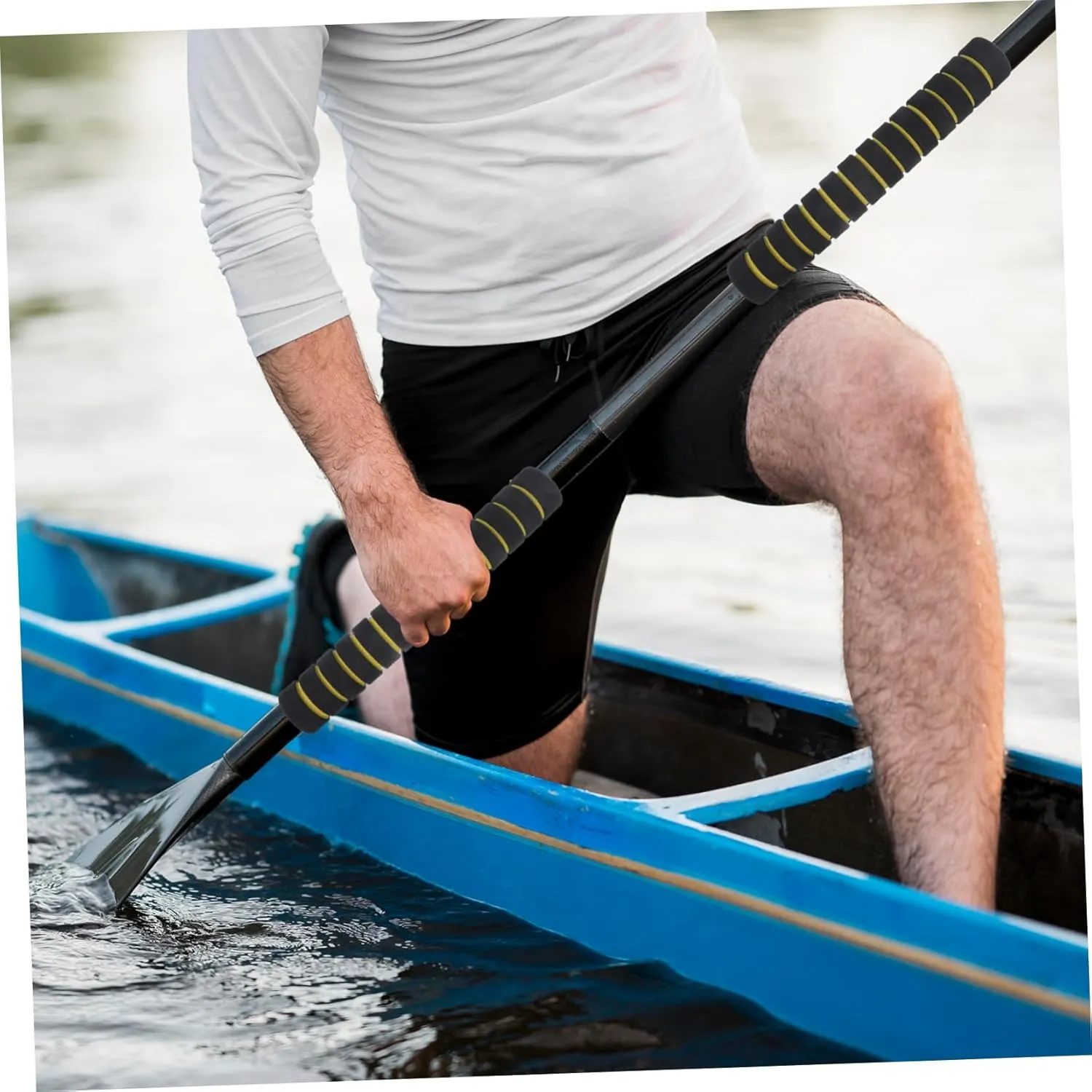 2 Pairs Colorful Sponge Grips Non-Skid Paddle Grips Kayak Paddle Grips Paddle Sponge Handle Cover Hand