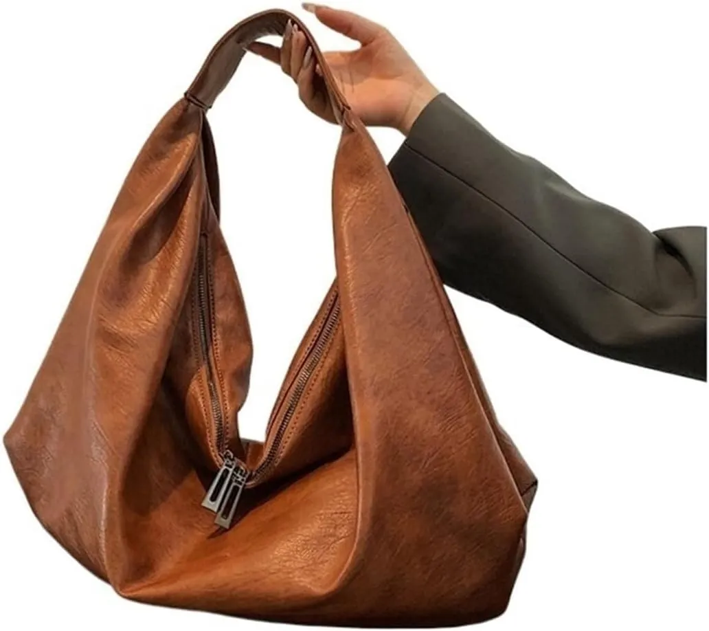 2024 New Women's Leather Handbag Large Capacity Soft Crossbody Handbag Daily Travel Business Activities