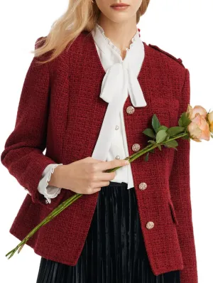 2025 Womens Casual Blazers Long Sleeve Work Office Open Front Suit Jacket Business Blazer