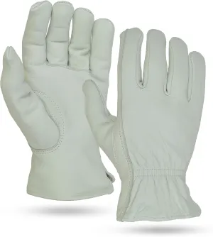 21 Buffalo Grain Gloves Palomino Unlined - Men's Yellow Leather Work Gloves