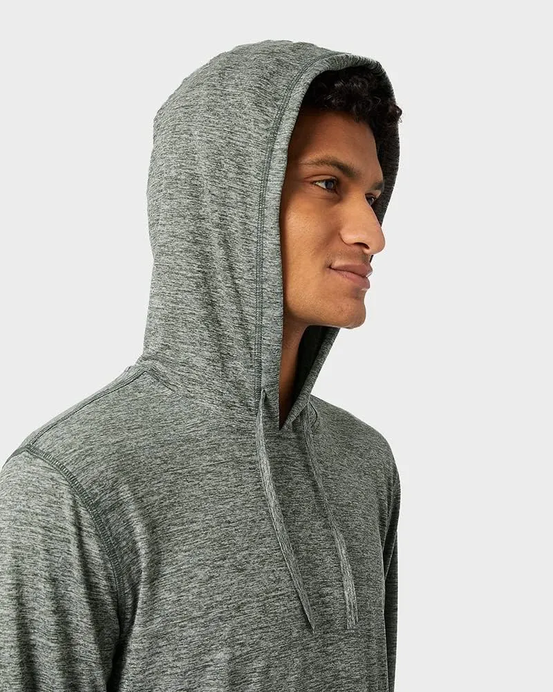32 Degrees Men's Cool Classic Long Sleeve Hooded T-Shirt | Anti-Odor | 4-Way Stretch | Moisture Wicking