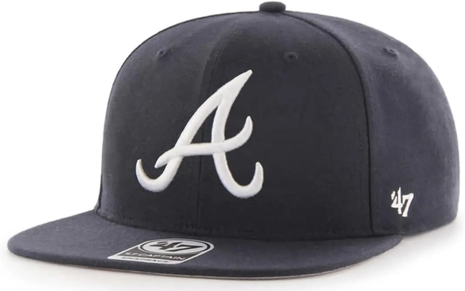 47 MLB Sure Shot Captain Hat Adjustable Structured 6-Panel Snapback Hat Cap, Adult One Size Fits All