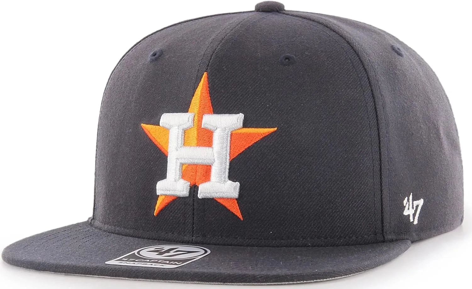47 MLB Sure Shot Captain Hat Adjustable Structured 6-Panel Snapback Hat Cap, Adult One Size Fits All