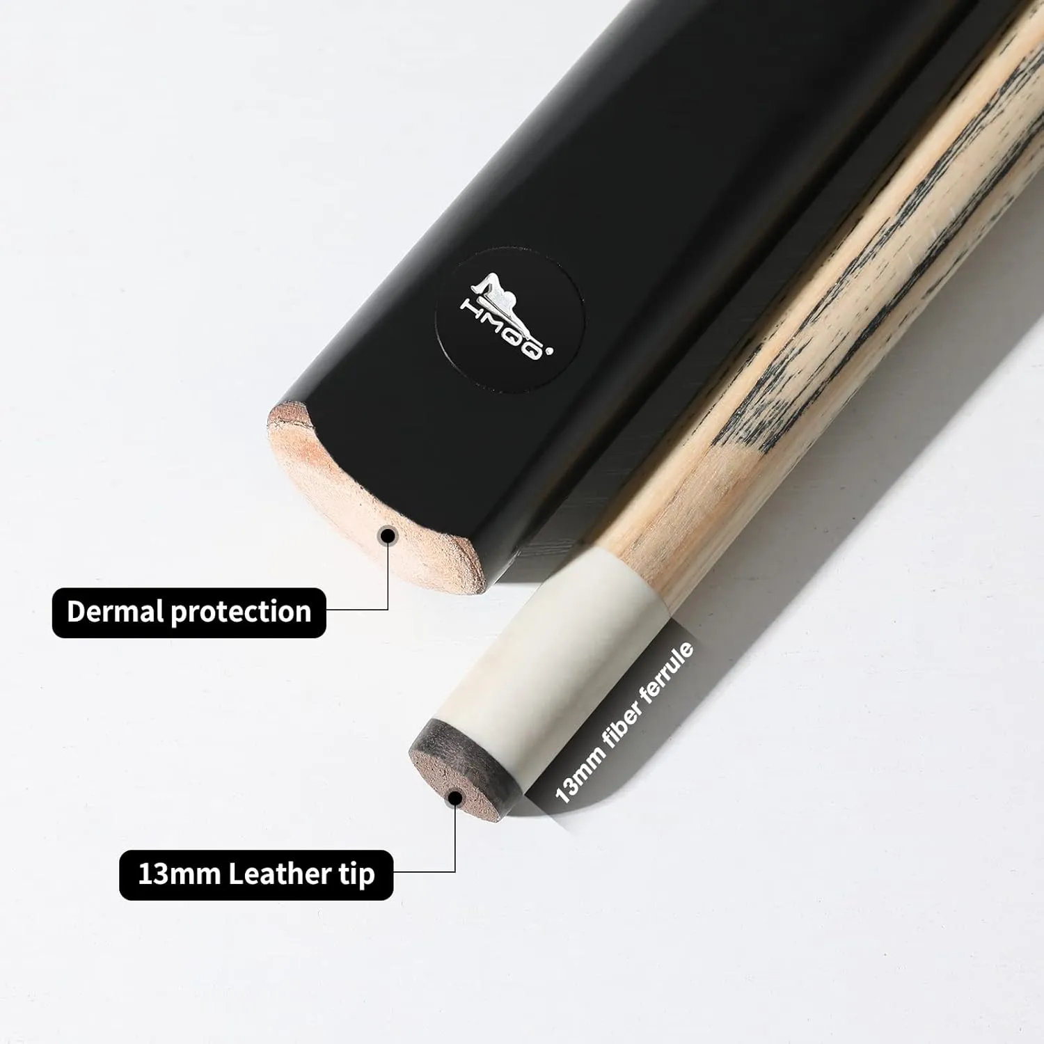58" one Piece Pool cue Stick with 13MM Leather tip, Weight 20OZ Billiards cue Stick, Pool Stick Set of 4 or Set of 6