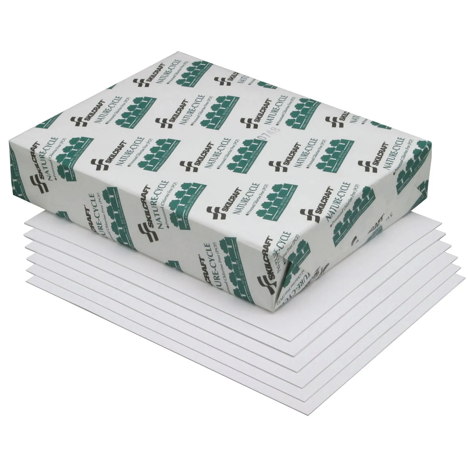 AbilityOne® Copy Paper, 50% PCW Recycled Process Chlorine Free, 11" x 17", Box of 5 Reams