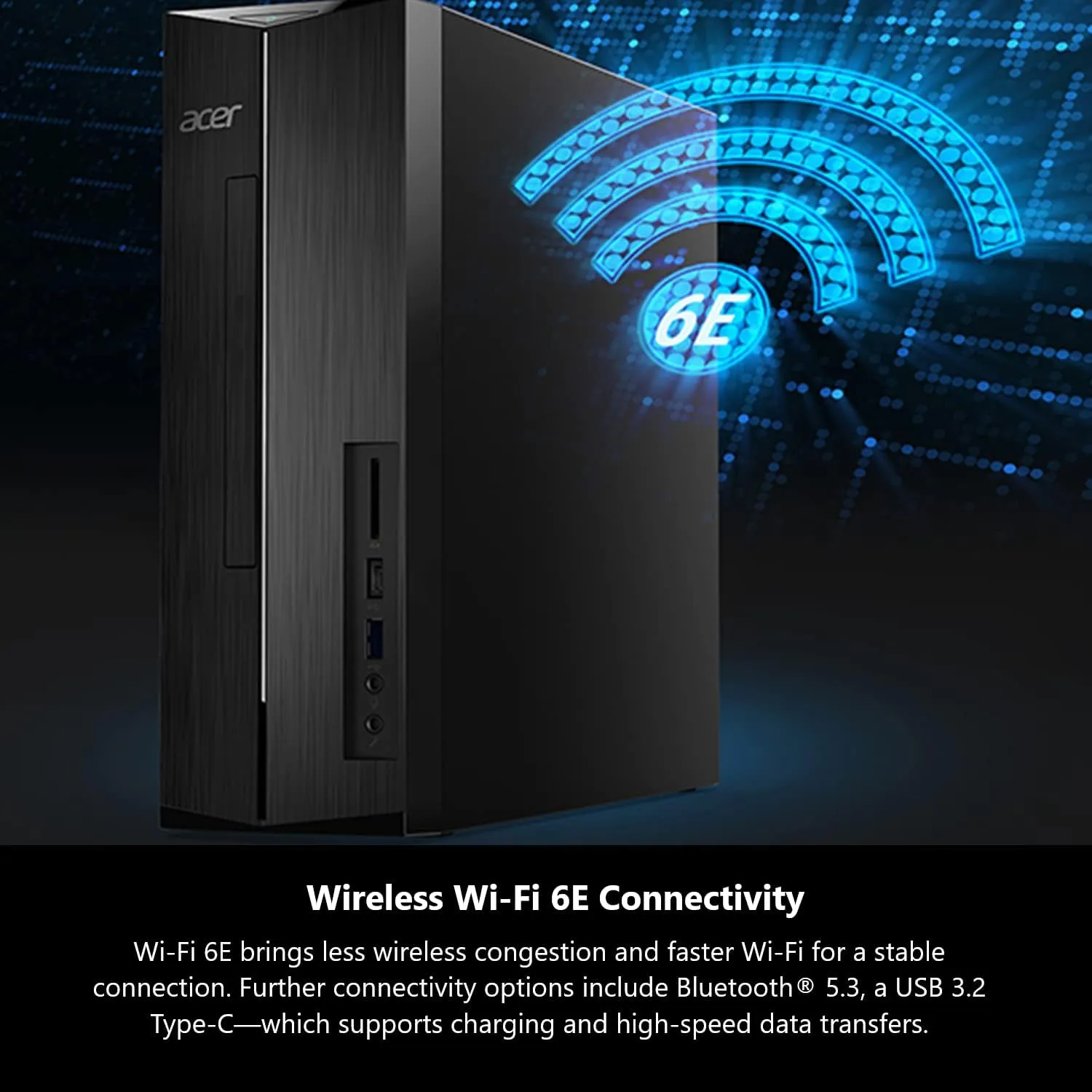 Acer Aspire XC-1780-UA93 Desktop | Intel Core i7-14700 20-Core Processor (Up to 5.4GHz) | 16GB 3200MHz DDR4 RAM | 512GB PCIe Gen 4 SSD | SD Card Reader | Intel Wi-Fi 6E AX211 | Windows 11 Professional