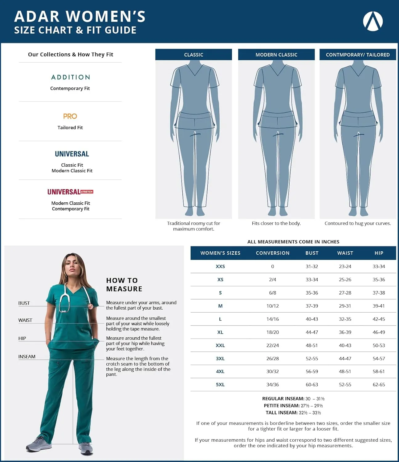 Adar Pro Scrubs for Women - Elevated V-Neck Scrub Top
