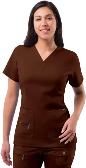 Adar Pro Scrubs for Women - Elevated V-Neck Scrub Top