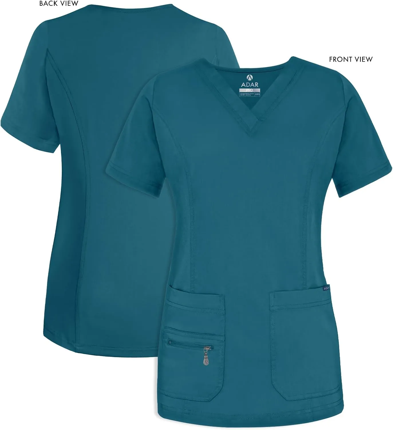 Adar Pro Scrubs for Women - Elevated V-Neck Scrub Top