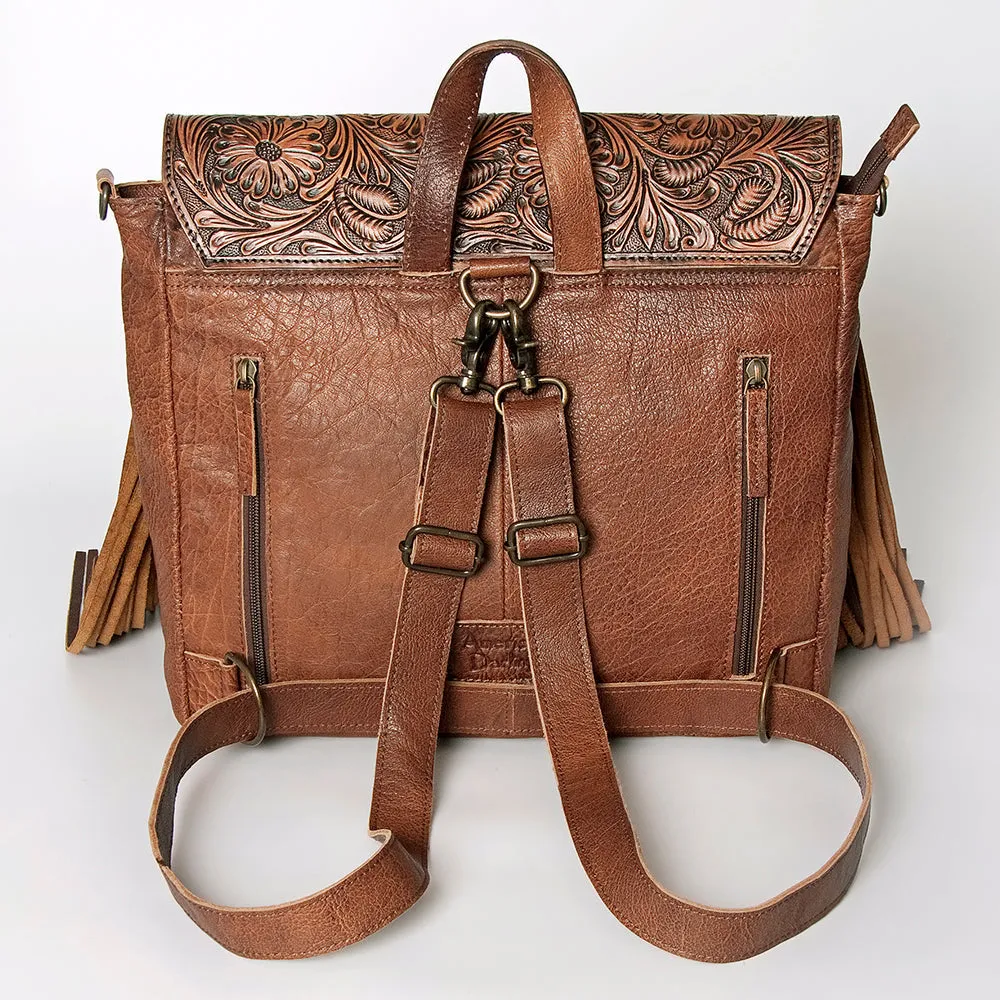 ADBG852A American Darling Hand Tooled Saddle Blanket Hair On Genuine Leather Women Bag Western Handbag Purse