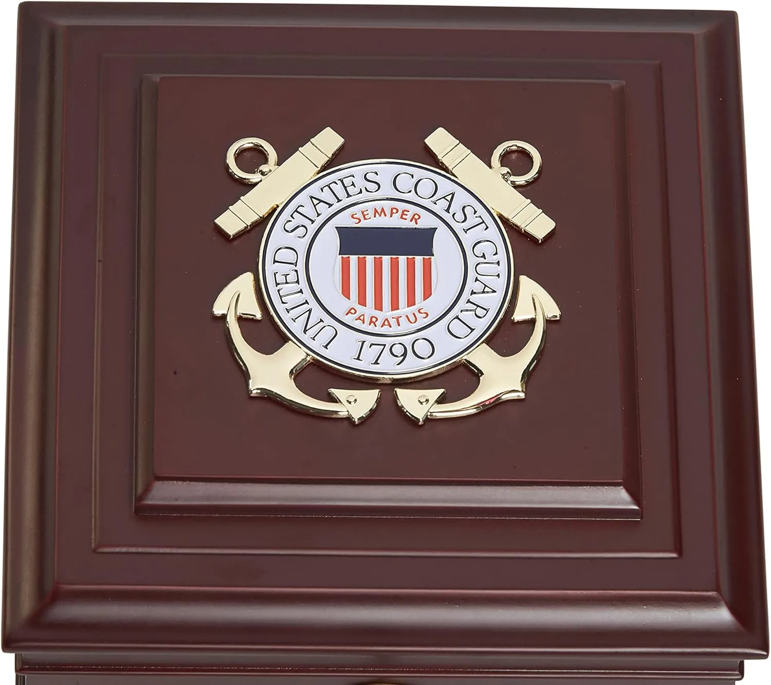 Allied Frame US Coast Guard Medallion Desktop Box