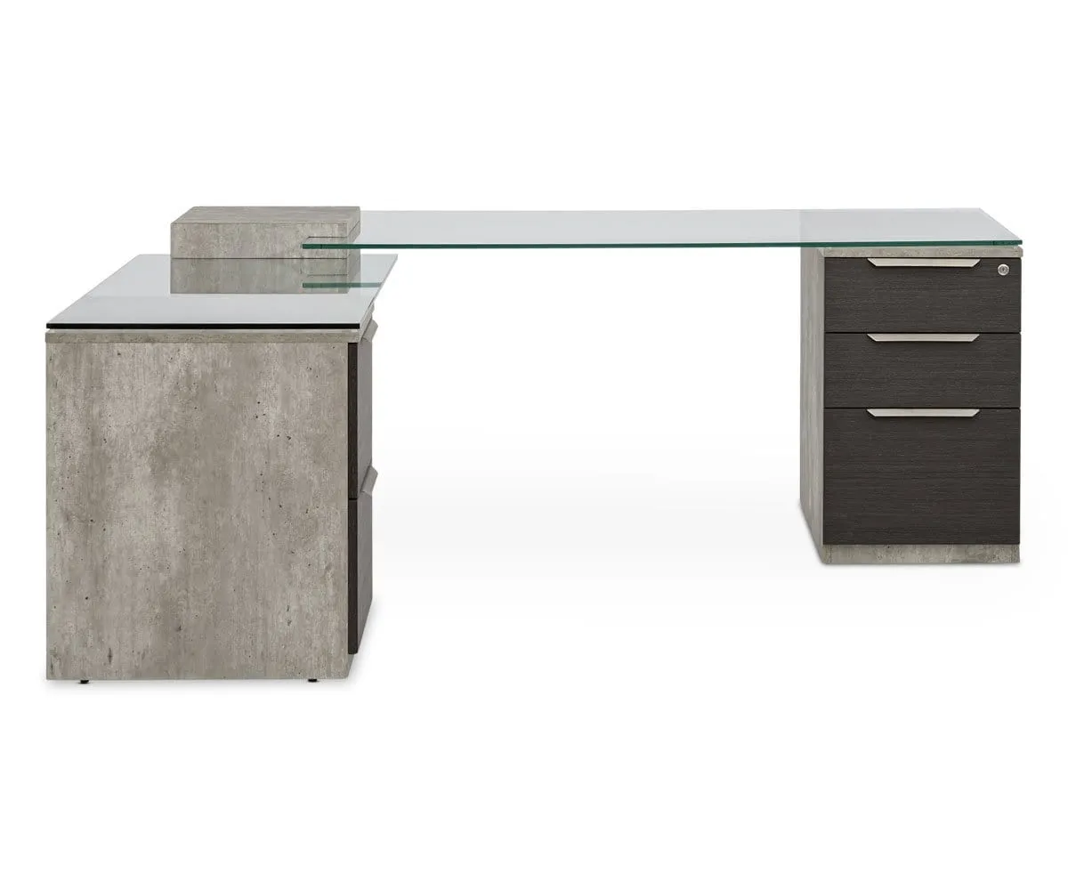 Alva Executive Desk, Right-Facing Return