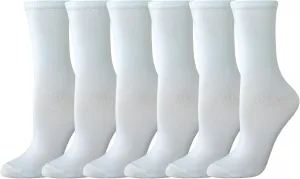 Amazon Essentials Women's Casual Crew Socks, 6 Pairs
