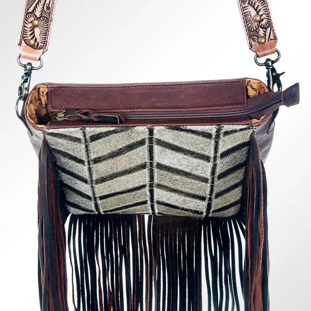 American Darling ADBG602 Messenger Genuine Leather Women Bag Western Handbag Purse