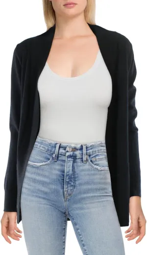 Anne Klein Womens Open Front Long Cardigan Sweater