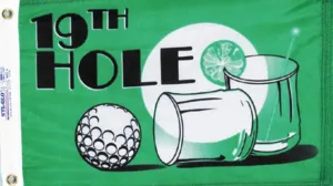 Annin Flagmakers 19th Hole Golf Flag All-Weather Nylon, 12 x 18 Inch (Model 253160WE)