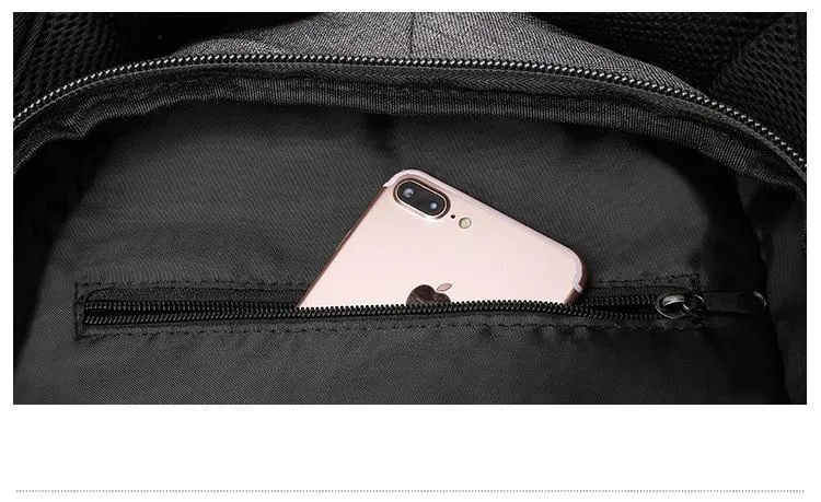 Anti Theft Laptop Backpack Men 15.6 Travel Rucksack Pack Bag Large Capacity