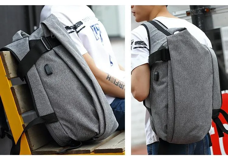 Anti Theft Laptop Backpack Men 15.6 Travel Rucksack Pack Bag Large Capacity