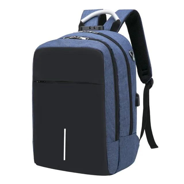 Anti Theft Laptop USB Smart Backpack
