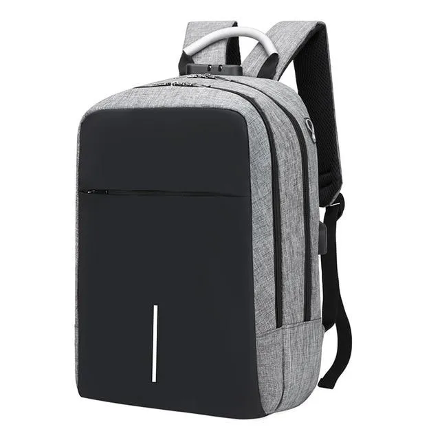 Anti Theft Laptop USB Smart Backpack