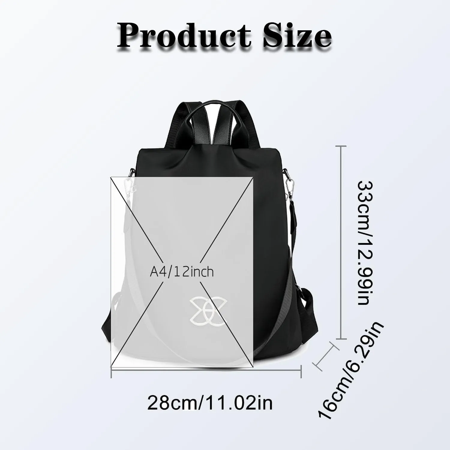 Anti-Theft Large Capacity Backpack, Leisure Shoulder Bag, Shoulder Bag for Women, Leisure Shoulder Backpack for Women (Brown)
