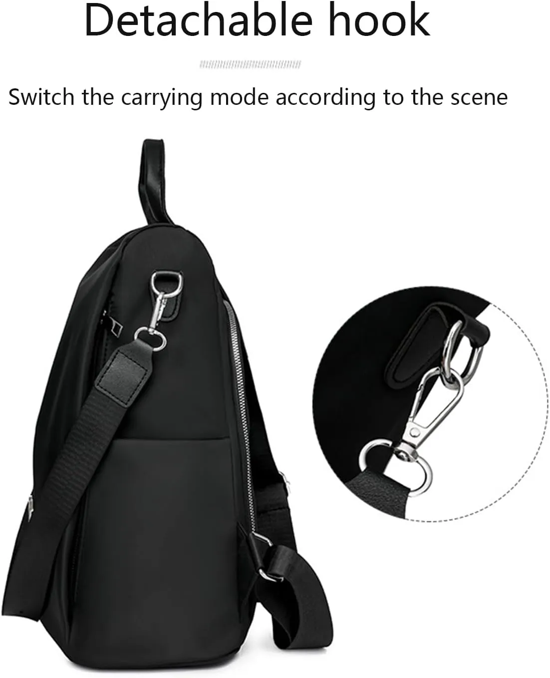 Anti-Theft Large Capacity Backpack, Shoulder Bag for Women, Crossbody Lightweight Lavazza Backpack Bishe Bag (Multicolor)