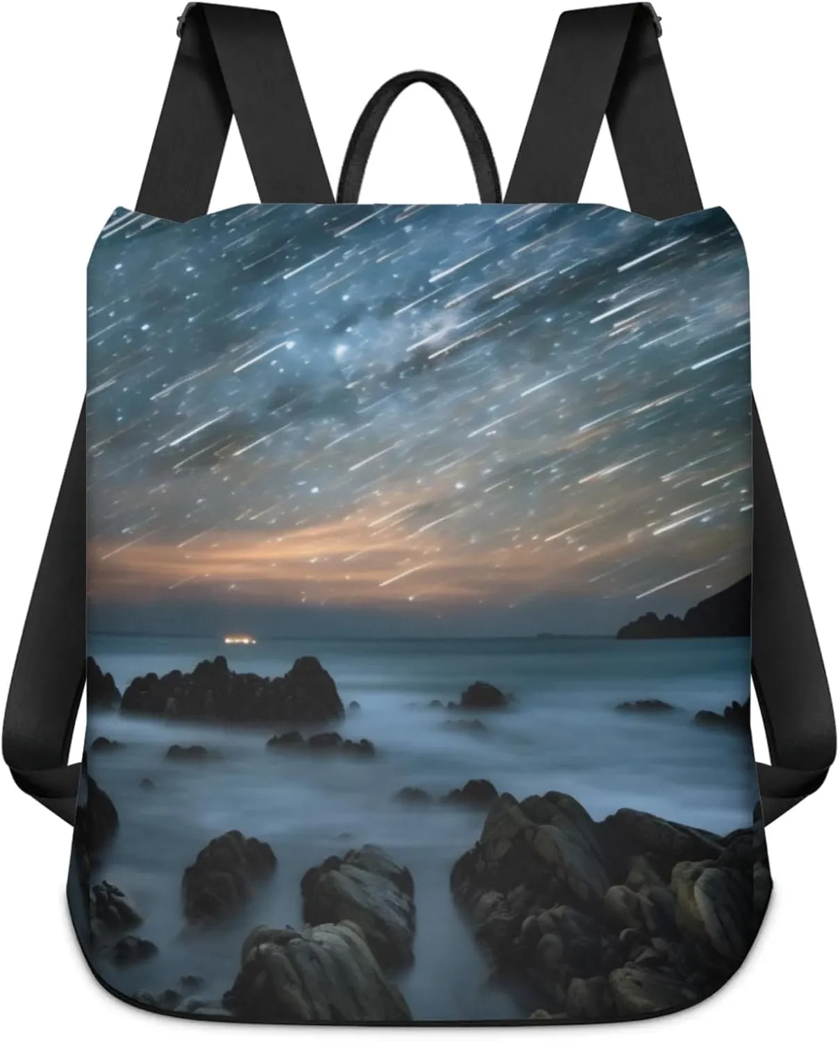 Anti-theft Lightweight Shoulder Bag Travel Essentials Backpack For Women Men College Work Weekender Backpack Large Shoulder Bag With Multiple Pockets Backpack (Meteor Shower)