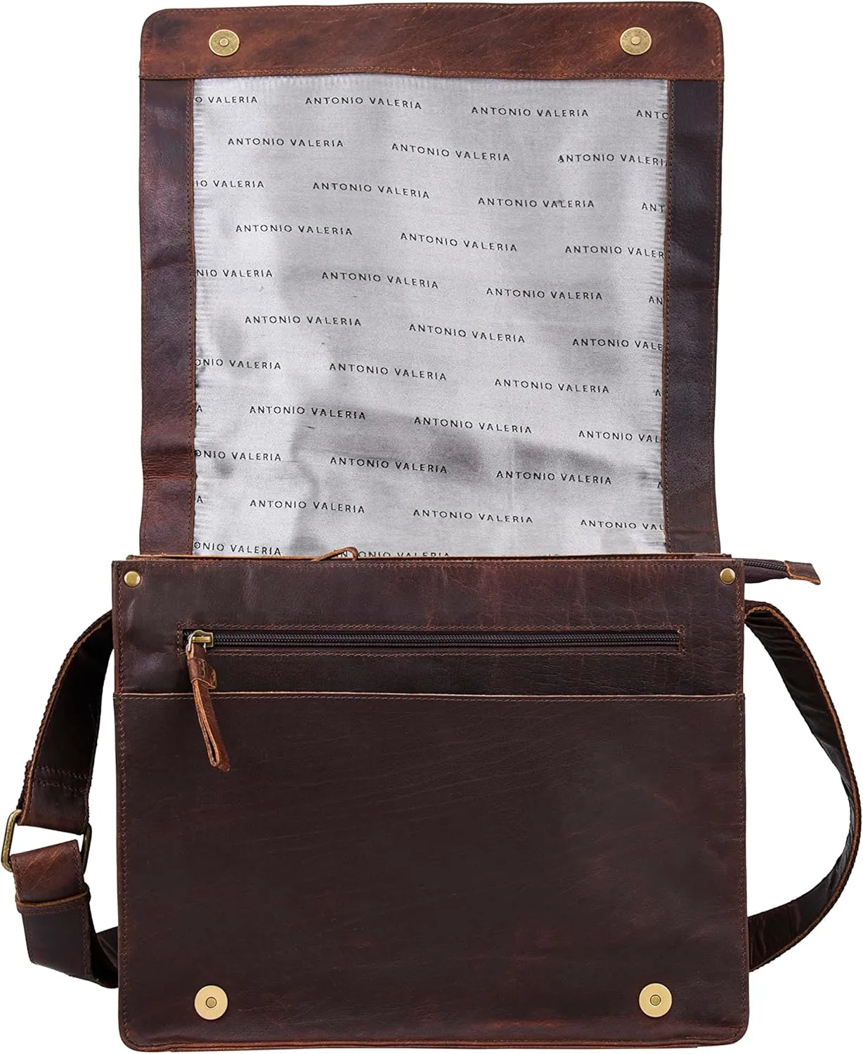 Antonio Valeria Albert Premium Leather Messenger Bag for Men
