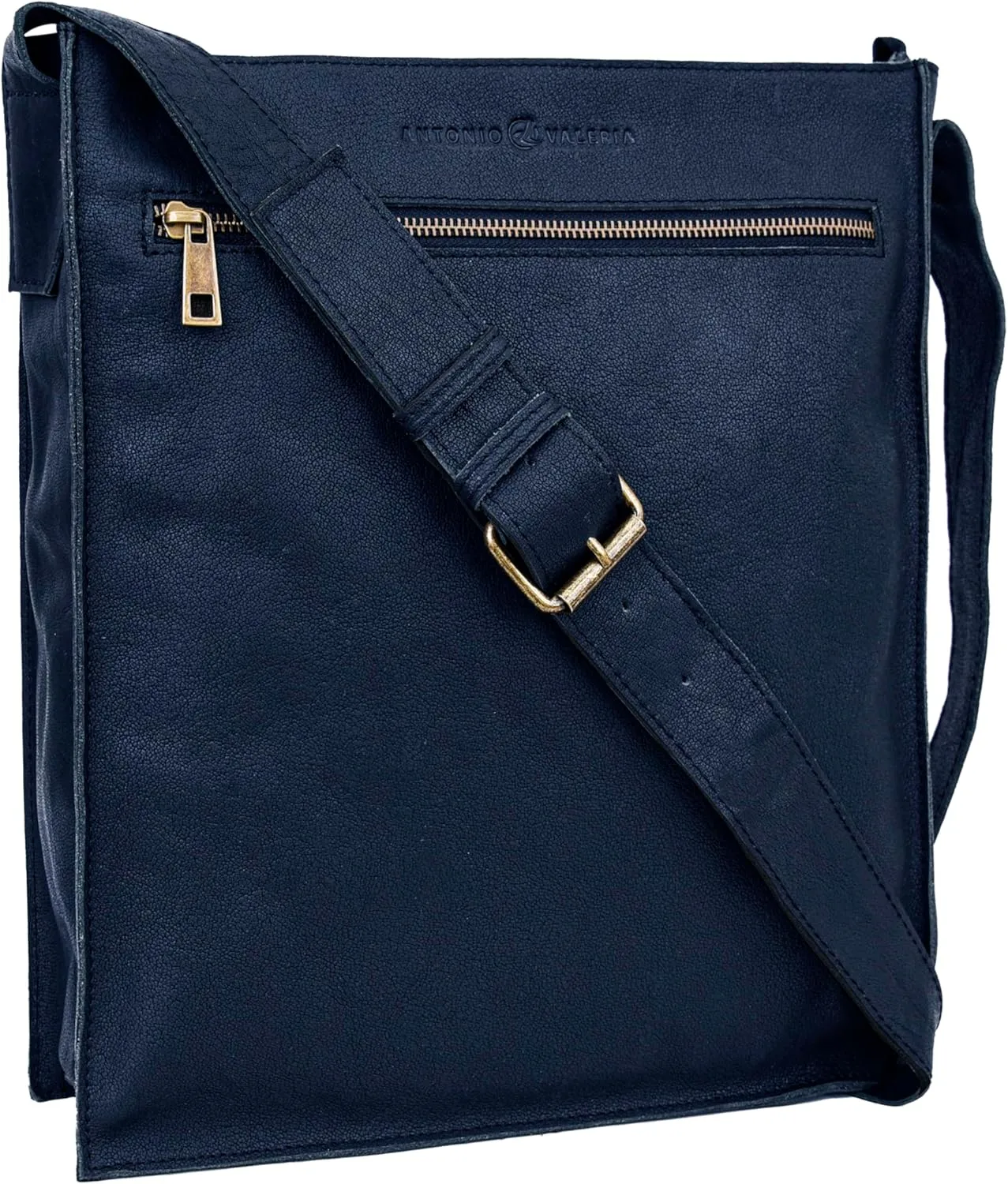ANTONIO VALERIA Austin Premium Leather Messenger Bag for Men