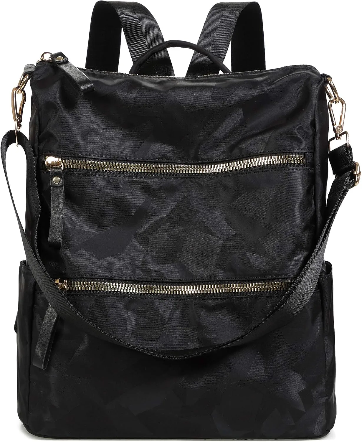 AO ALI VICTORY Women Nylon Backpack Purse Handbags and Shoulder Bag College Bookbags Anti Theft Travel Purses Casual Daypack