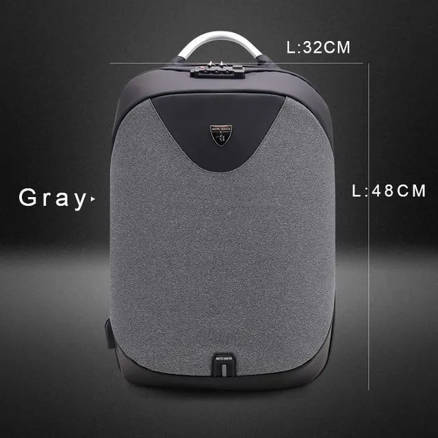 ARCTIC HUNTER Anti Theft USB Charging Backpack