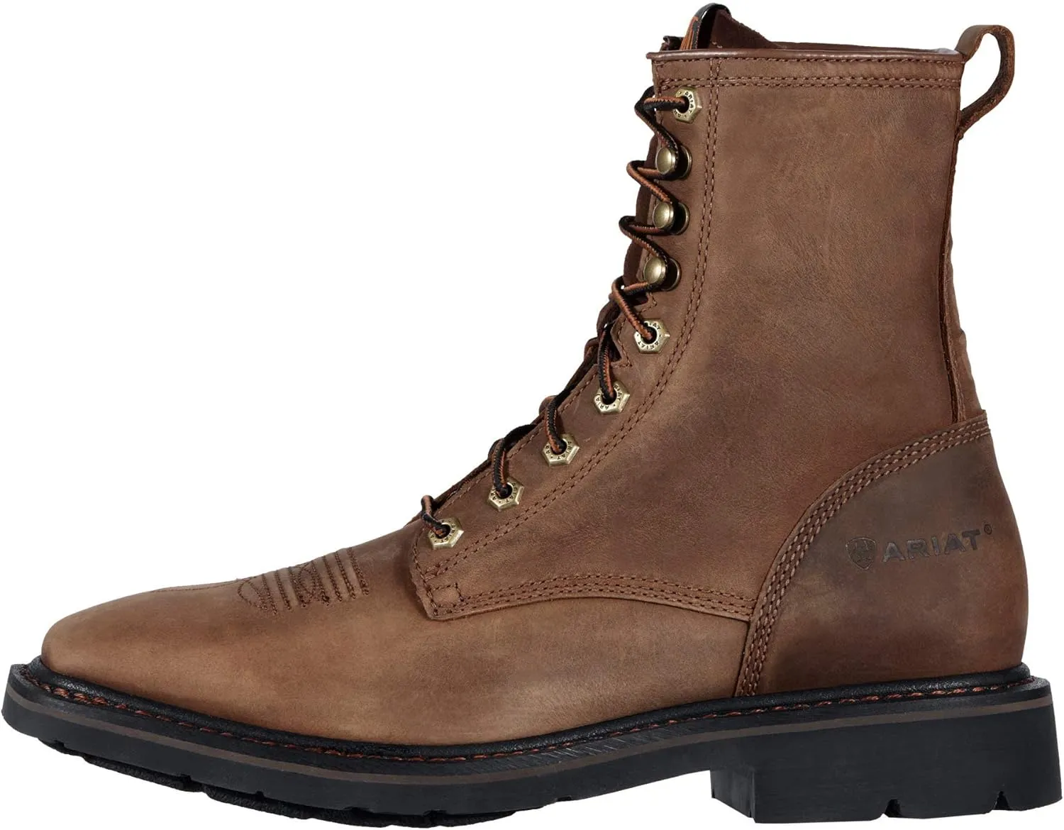 Ariat Men's Cascade 8" Wide Square Toe Work Boot