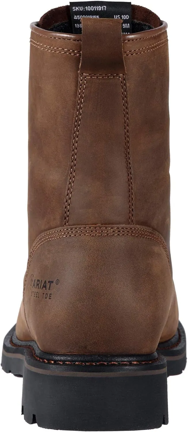 Ariat Men's Cascade 8" Wide Square Toe Work Boot
