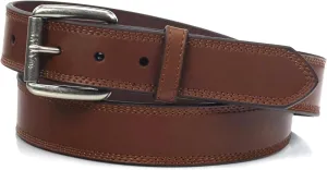 ARIAT Men's Rollershirt Triple Stitch Leather Belt