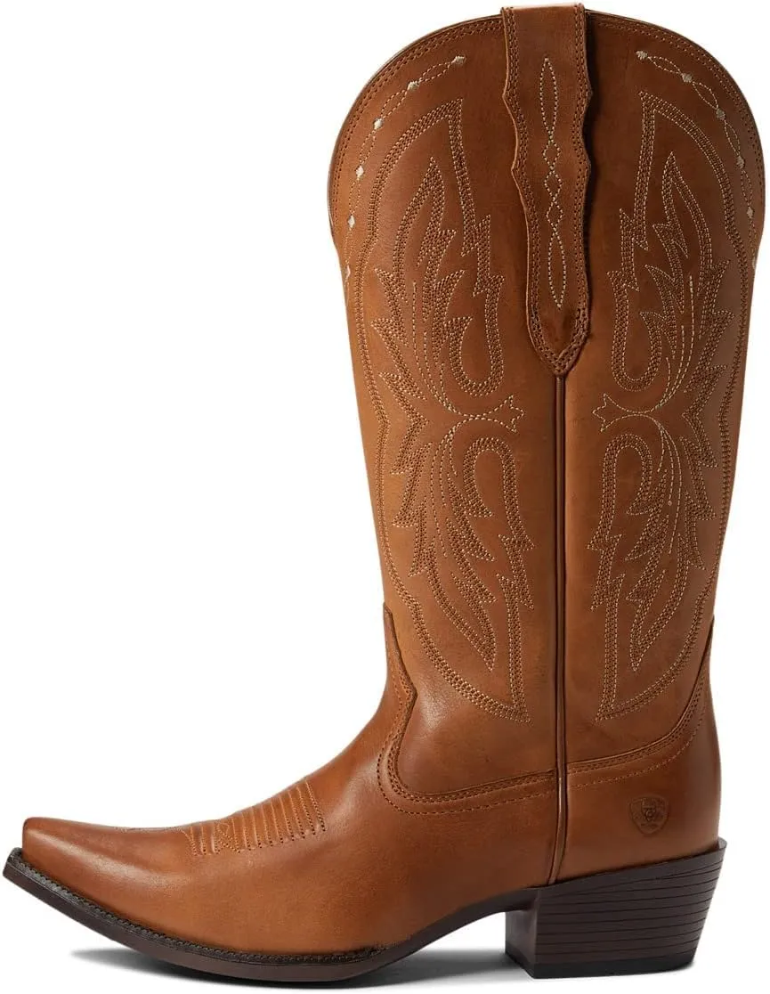 Ariat Women's Heritage X Toe Elastic Wide Calf Western Boot