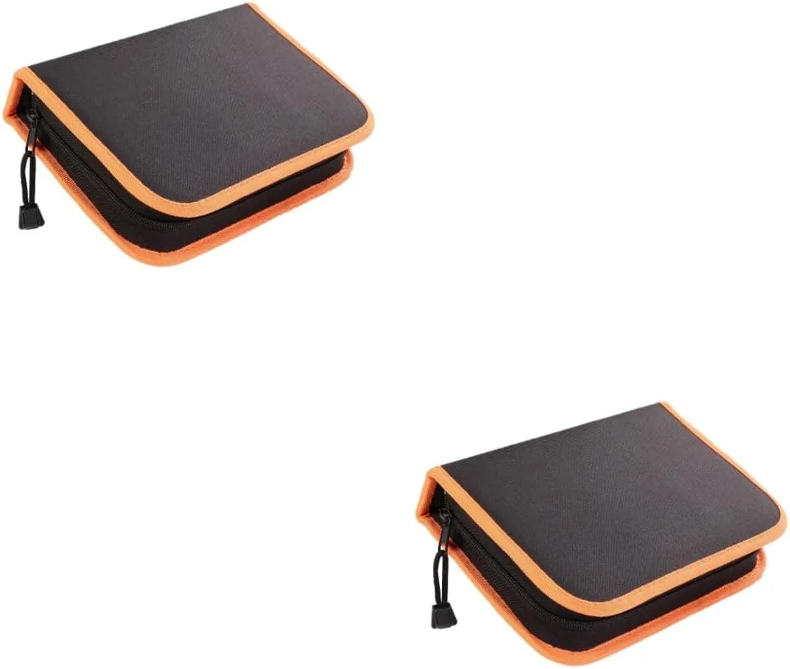 ARTIBETTER 2 Pcs Storage Bag Carving Pumpkin Tools Pumpkin Carving Kits Pumpkin Carving Tool Storage Case Drill Bit Organizer Bag Tool Bag Carved Decorative Tools Pouch Black Mixed Textiles