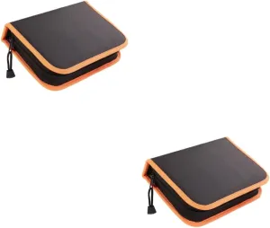 ARTIBETTER 2 Pcs Storage Bag Carving Pumpkin Tools Pumpkin Carving Kits Pumpkin Carving Tool Storage Case Drill Bit Organizer Bag Tool Bag Carved Decorative Tools Pouch Black Mixed Textiles
