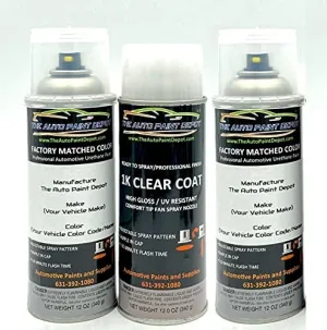 Auto Paint Depot Touch Up Paint for Scion FR-S-Crystal White Tricoat K1X (All Years, All Models) Aerosol Spray with Clear Coat