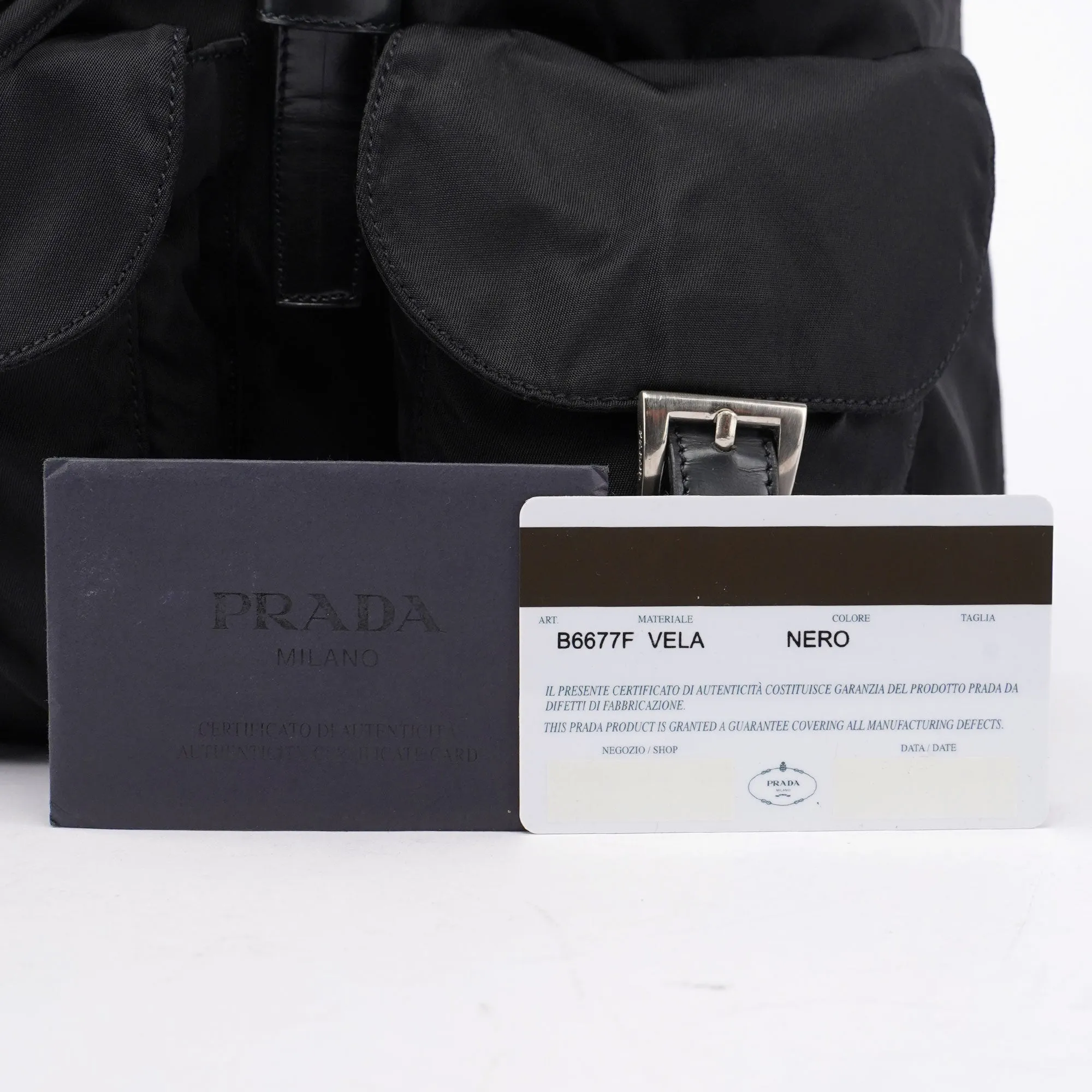 B6677F Black Backpack