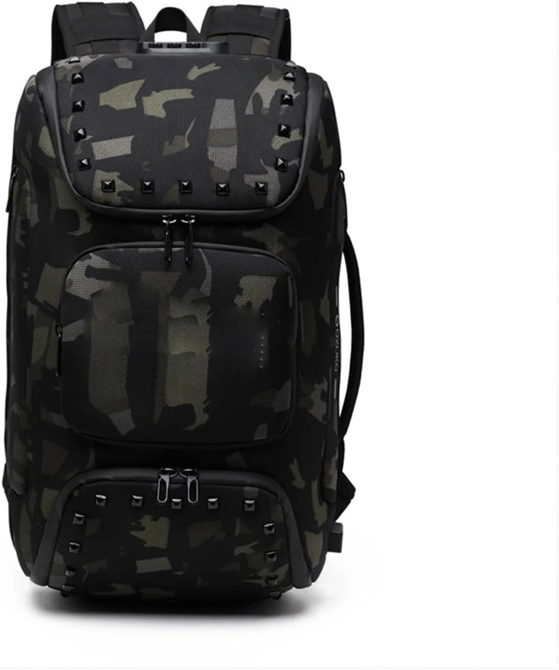 Backpack For Men Multifunctional Anti-theft Waterproof Laptop Backpack for Men with USB Charging Port Travel Shoe Bag(CAMOUFLAGE)