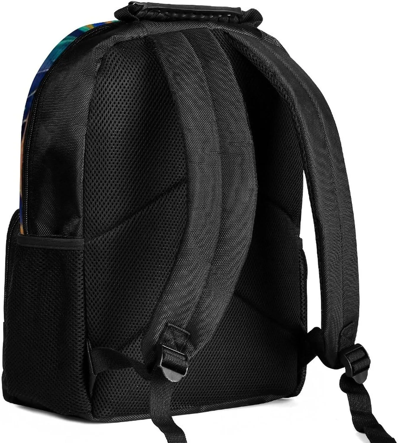 Backpack Multipurpose Anti-Theft Large Capacity Bookbag - Beautiful Peacock Watercolor Art Travel Hiking Daypack With Side Pockets