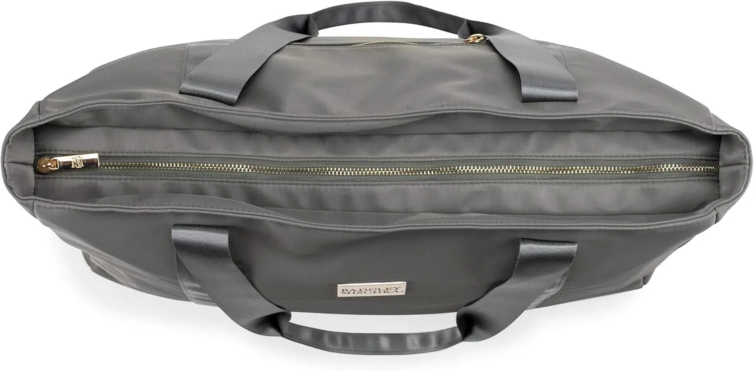 BADGLEY MISCHKA Nylon Travel Tote Weekender Bag - Lightweight Packable Travel Bag