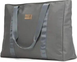 BADGLEY MISCHKA Nylon Travel Tote Weekender Bag - Lightweight Packable Travel Bag