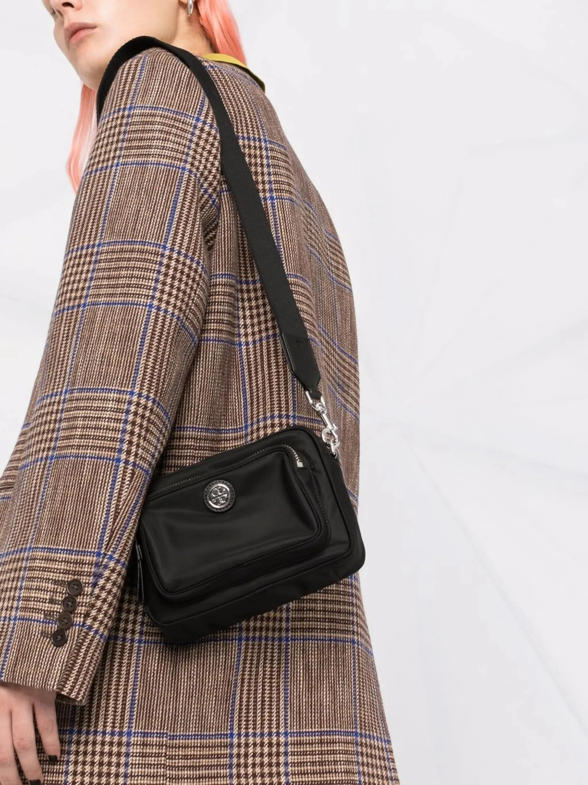 bag logo-plaque Global express crossbody Savings-packed