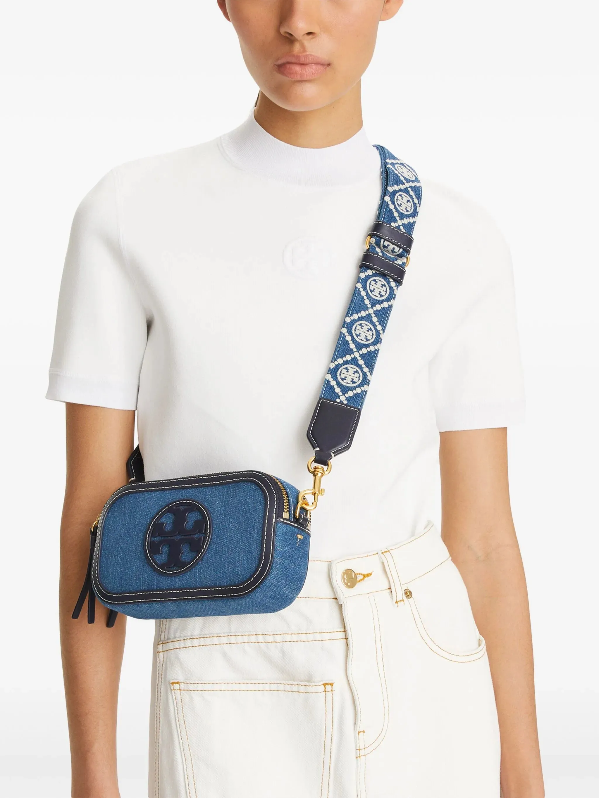 bag mini Miller Top-tier denim crossbody Verified secure