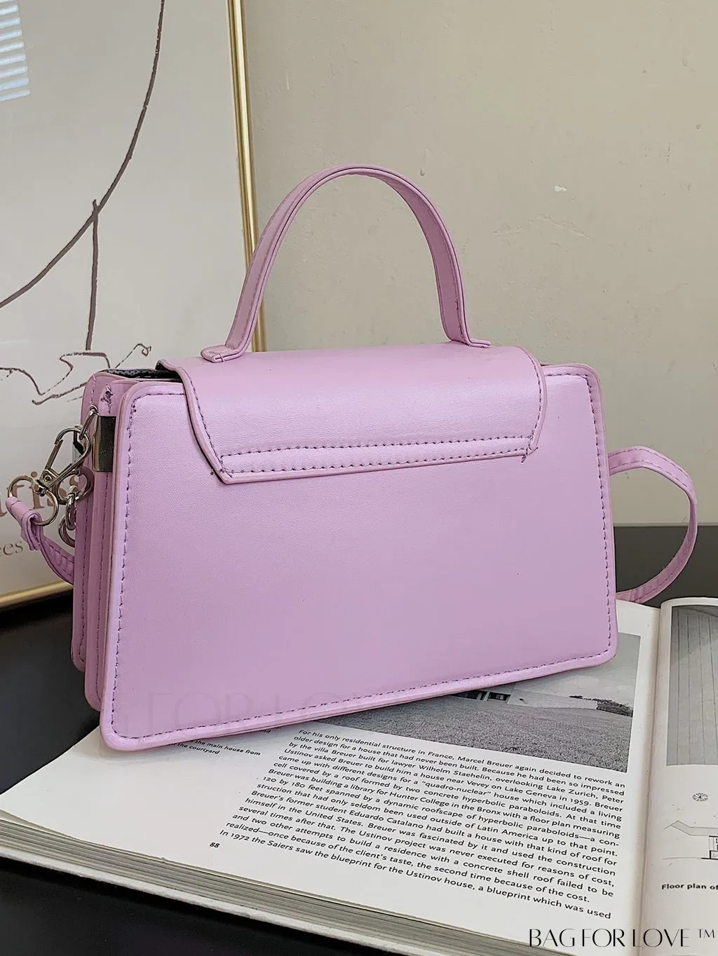 BagForLove - Chic Chain Embellished Compact Satchel